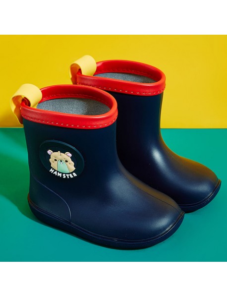Ant Love Children's Rain Shoes Male And Female Warm Rain Shoes Cartoon Waterproof Children's Rain Shoes