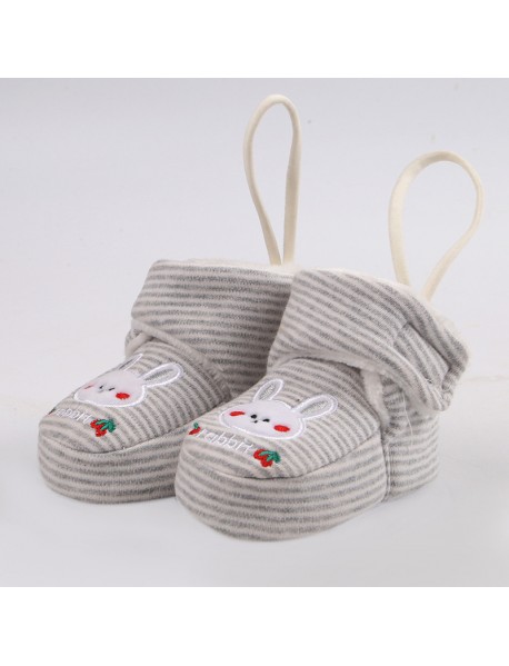 Autumn And Winter Baby Cotton Shoes 0-1 Year Old Boys And Girls Walking Shoes Baby Cotton Shoes Anti Slip Soft Sole Plush Warm Children's Shoes
